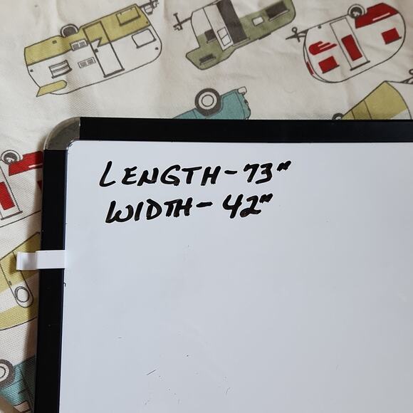 Curtain With Vintage Camper Print Trailers Camping RV Farmhouse Road Trip 73X42 - Picture 7 of 7